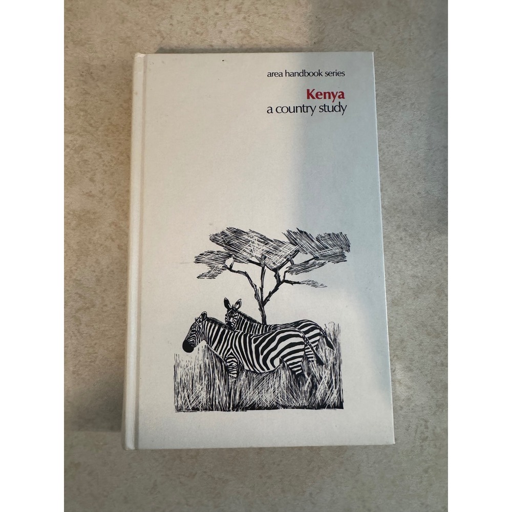 Kenya a Country Study Area Handbook Series 1983 3rd Ed Hardcover Harold D Nelson
